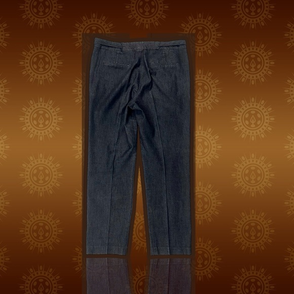 Sandro Sportswear Vintage Gray Wash Side Buckled Jeans with Center Pleats Sz 12 - Picture 9 of 13